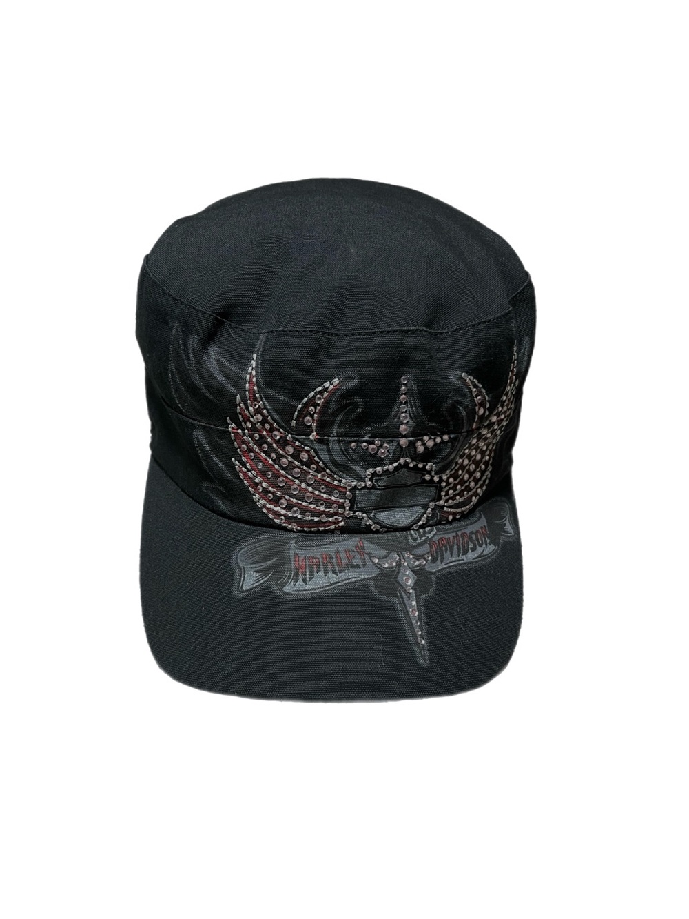 Early 2000s Harley Davidson Rhinestone Jeweled Hat